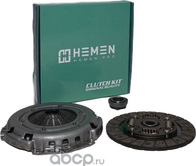 Комплект сцепления с выжимным подшипником Skoda Octavia,Fabia 1.2 1.4, Volkswage (Hemen). Артикул HCK001