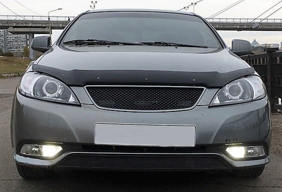 Дефлектор SIM для капота Daewoo Gentra II 2013-2015. Артикул SDAGEN1312