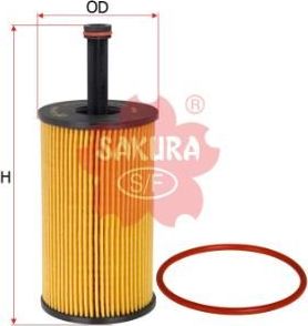 Масляный фильтр Sakura для Citroen C2 2003-2010. Артикул EO-2101