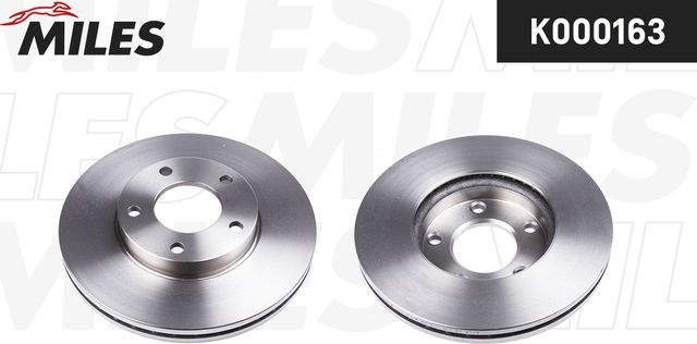 Тормозной диск Miles передний для Mazda 3 II (BL) 2008-2014. Артикул K000163