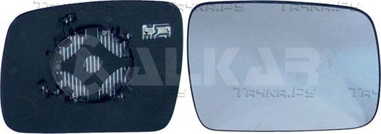 Зеркальное стекло бокового зеркала Alkar правое для Land Rover Discovery IV 2009-2014. Артикул 6432043
