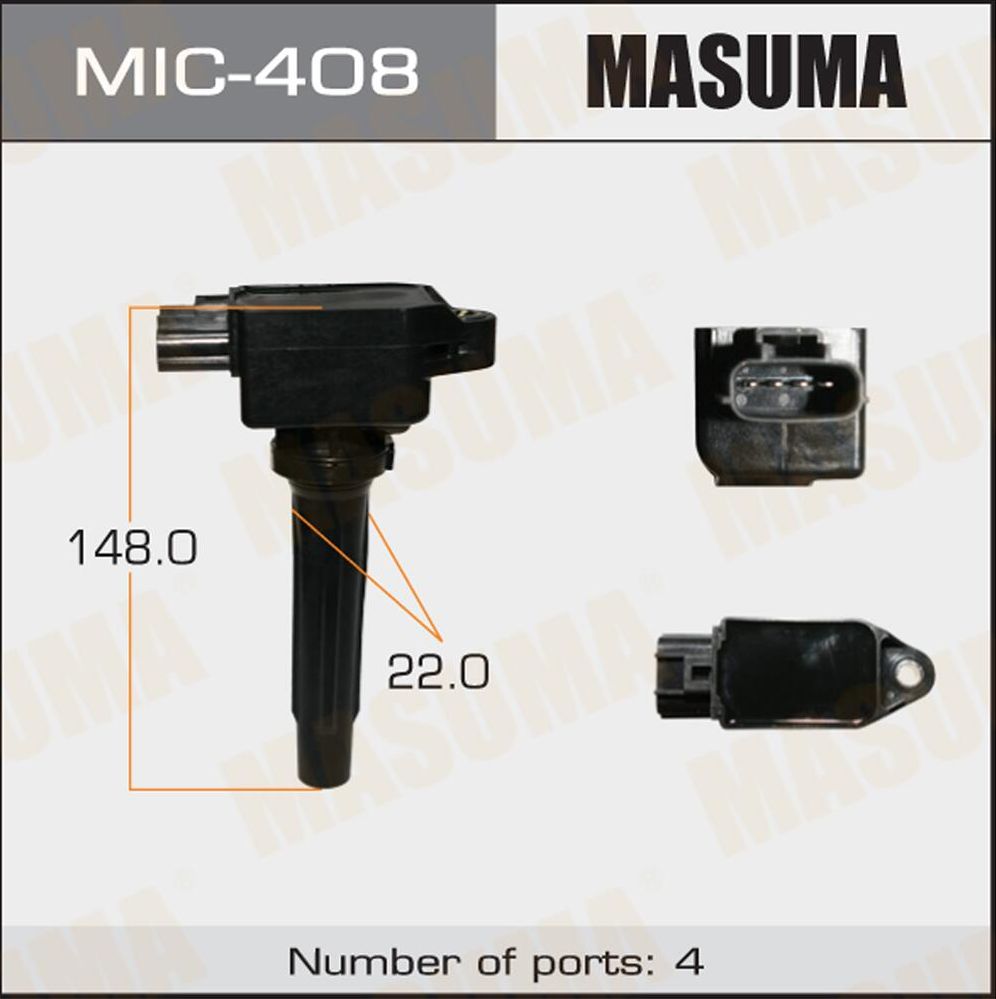Катушка зажигания Masuma для Mazda 6 III (GJ) 2012-2026. Артикул MIC-408