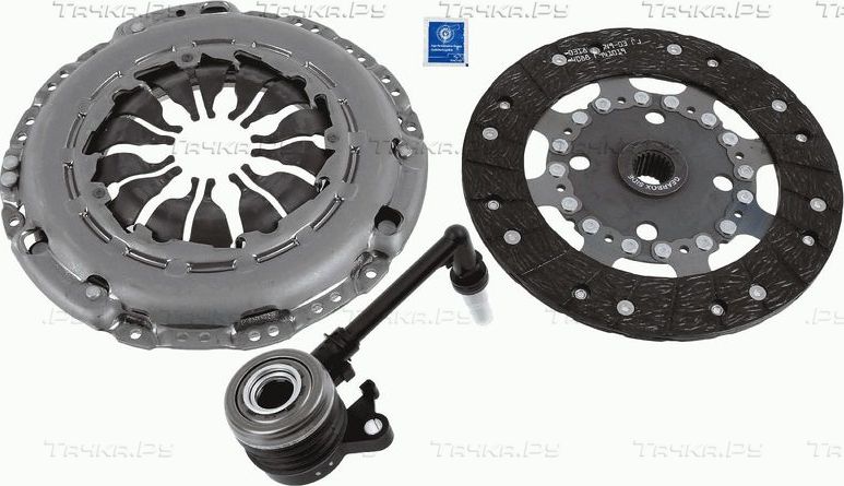 Сцепление (комплект) SACHS Kit plus CSC для Renault Grand Scenic IV 2016-2026. Артикул 3000 990 550