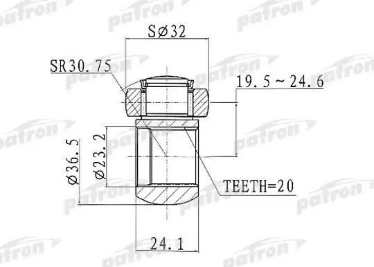 Трипоид Patron. Артикул PTD002