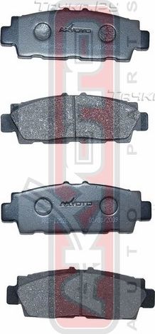 Тормозные колодки Akyoto Packing AKYOTO задние для Lexus LS I 1989-1995. Артикул AKD-1252