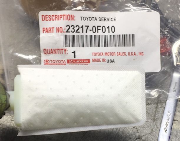 Сетчатый фильтр, топливный насос Toyota для Toyota Previa I (XR10, XR20) 1990-2000. Артикул 232170F010