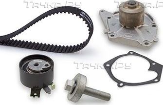 Помпа (водяной насос) с комплектом ремня ГРМ Gates PowerGrip® для Renault Logan I 2007-2015. Артикул KP25578XS