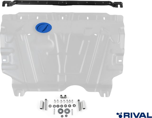 Защита Rival для картера и КПП (увеличенная) Haval Jolion 2021-2026. Артикул 333.9431.1