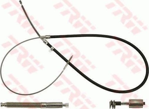 Трос ручника (тросик ручного тормоза) TRW задний правый/левый для Volkswagen Passat B3 1988-1997. Артикул GCH2334