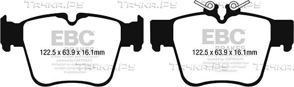 Тормозные колодки EBC Brakes. Артикул DP42270R