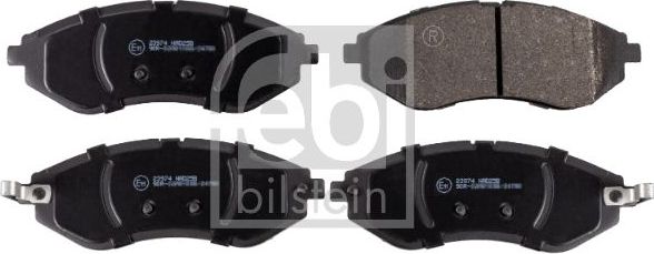 Тормозные колодки Febi Bilstein. Артикул 16721