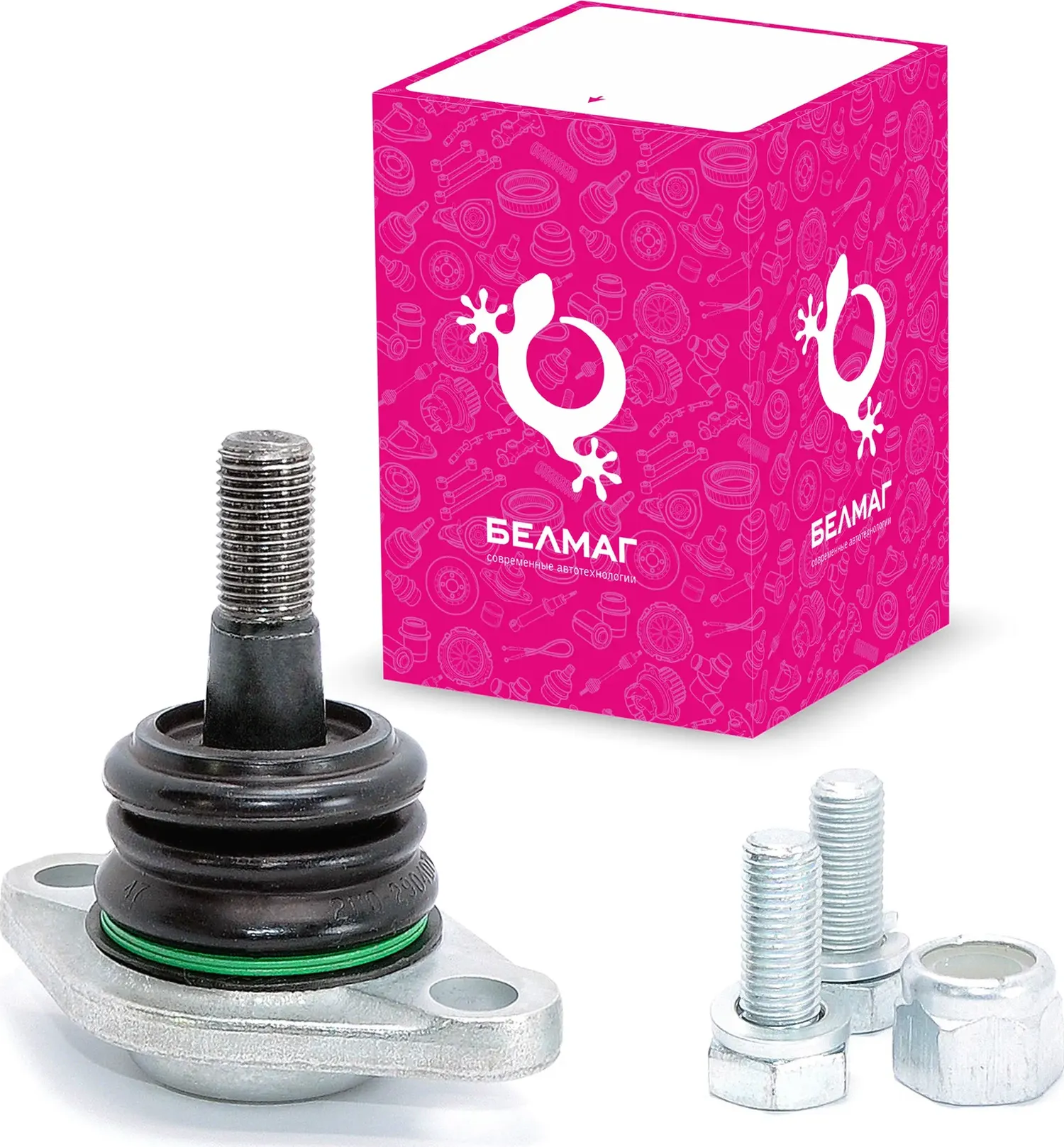 Опора шаровая ВАЗ-2108,2110-2115 с крепежом БЕЛМАГ (Belmag). Артикул BM1665