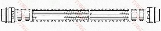 Тормозной шланг TRW. Артикул PHD493