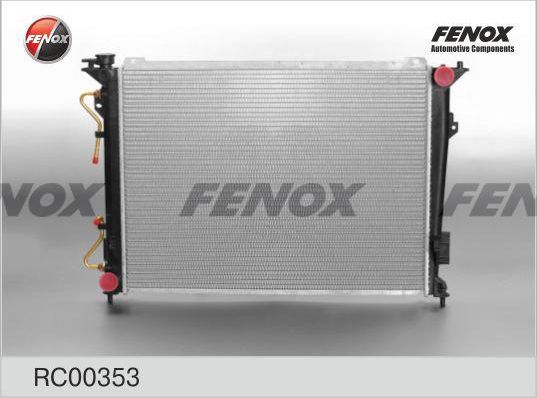 Радиатор охлаждения двигателя Fenox. Артикул RC00353