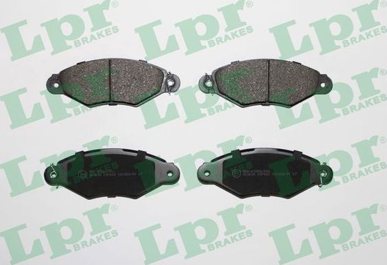 Тормозные колодки LPR передние для Renault Kangoo I 1997-2009. Артикул 05P662