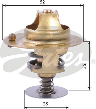 Термостат Gates для Honda Civic VIII 2006-2012. Артикул TH14178G1