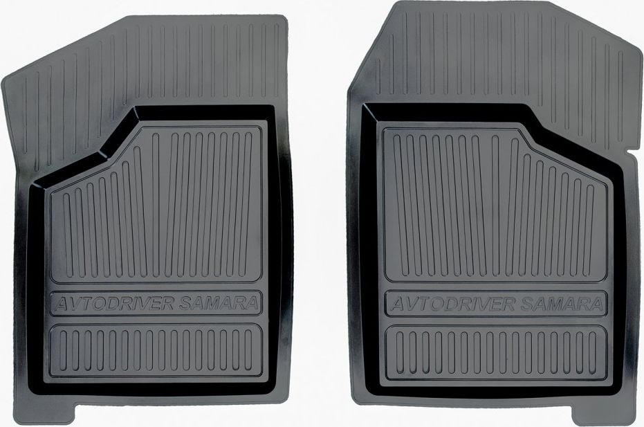 Коврики резиновые Avtodriver для салона передние Lada (ВАЗ) 2114 2003-2013. Артикул ADRJET008-2