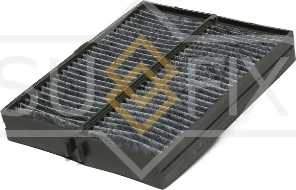 Фильтр салонный угольный (комплект 2 шт.) (Sufix). Артикул SSC-1066