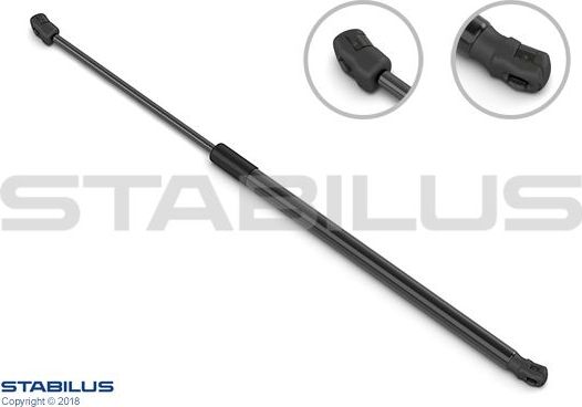 Амортизатор (упор) багажника Stabilus Lift-O-Mat® правый/левый для Mercedes-Benz GLC I (X253) 2015-2026. Артикул 220389