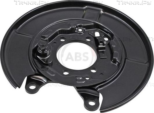 Кожух (щиток) тормозного диска ABS (Листовая сталь) задний правый для Nissan Qashqai I 2007-2013. Артикул 11403