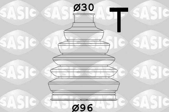 Пыльник ШРУСа наружный Sasic (термопласт) передний для Audi A4 IV (B8) 2008-2015. Артикул 1906071