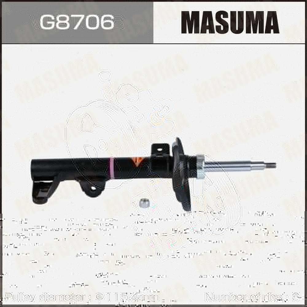 Амортизационная стойка газомасляная MASUMA NEW (KYB-) (1/4). Артикул G8706