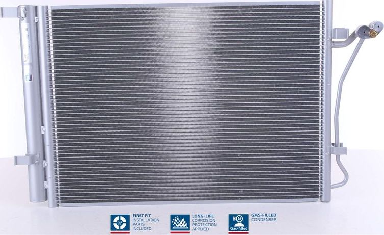 Радиатор кондиционера (конденсатор) Nissens (алюминий). Артикул 941144