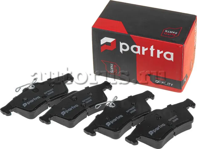 Колодки тормозные дисковые | перед прав/лев | (Partra) Partra. Артикул BP6097