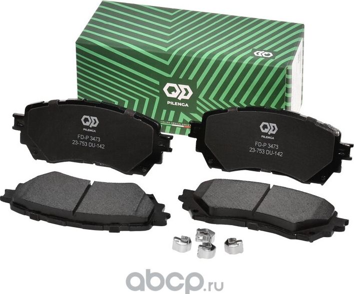Колодки тормозные дисковые передние (Pilenga). Артикул FDP3473