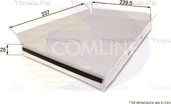 Салонный фильтр Comline. Артикул EKF244