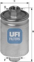 Топливный фильтр UFI. Артикул 31.564.00