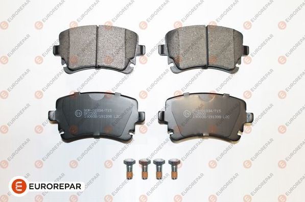 Тормозные колодки Eurorepar. Артикул 1639377180