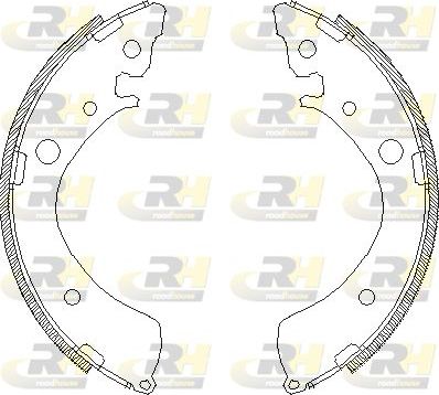 Тормозные колодки RoadHouse задние для Honda Logo 1999-2002. Артикул 4367.01