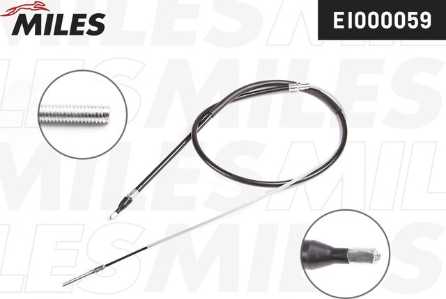 Трос ручника (тросик ручного тормоза) Miles задний левый для BMW 5 IV (E39) 1995-2004. Артикул EI000059