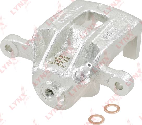 Тормозной суппорт LYNXauto задний правый для Hyundai Santa Fe I 2001-2006. Артикул BA-2990