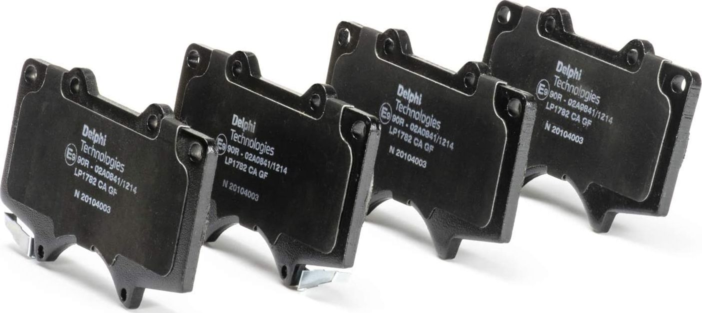 Тормозные колодки Delphi (Low-Metallic) передние для Toyota Hilux VIII 2015-2026. Артикул LP1782