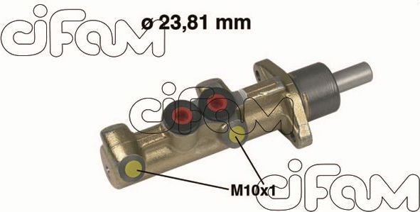 Тормозной цилиндр главный Cifam (Чугун). Артикул 202-298