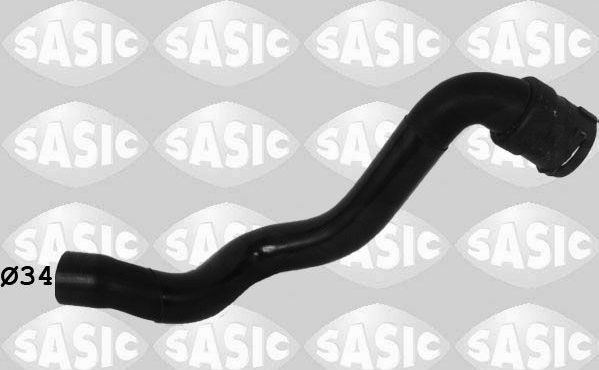Патрубок системы охлаждения (радиатора) Sasic левый нижний для Opel Astra J 2009-2015. Артикул 3406289