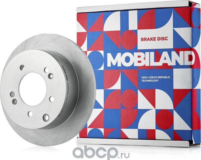 Диск тормозной задний невентилируемый D262мм KIA CERATO II (TD) (Mobiland). Артикул 416209340
