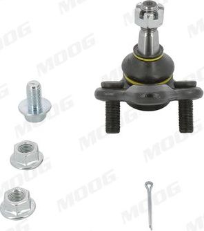 Шаровая опора MOOG передняя правая/левая нижняя для Toyota Corolla E120, E130 2001-2008. Артикул TO-BJ-0538