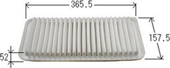 Воздушный фильтр JS Asakashi. Артикул A1014