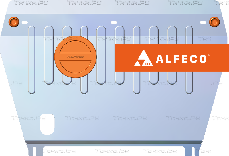 Защита алюминиевая Alfeco для картера и КПП Brilliance H530 2011-2020. Артикул ALF.53.01 AL4