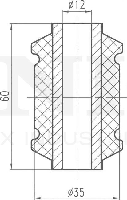 Сайлентблок рычага подвески (Unio). Артикул RMP-20008