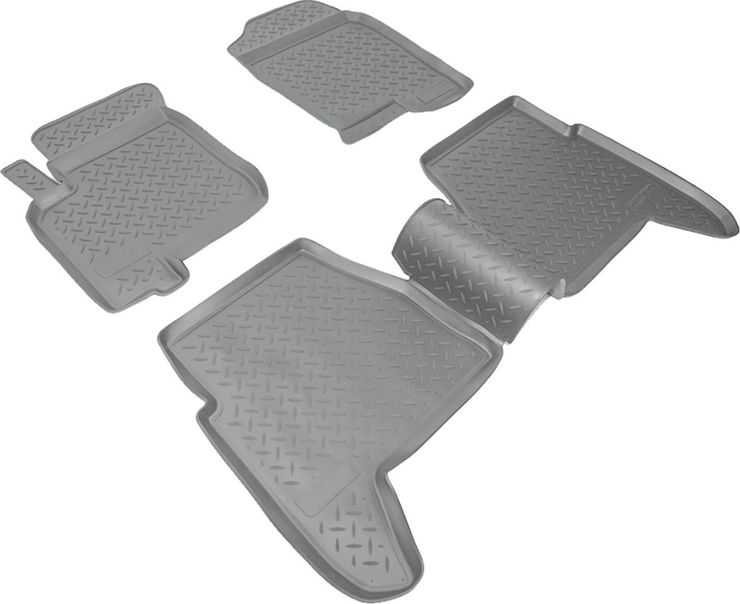 Коврики Норпласт для салона SsangYong Musso (MJ) 1993-2006 СЕРЫЕ. Артикул NPL-Po-89-01-G