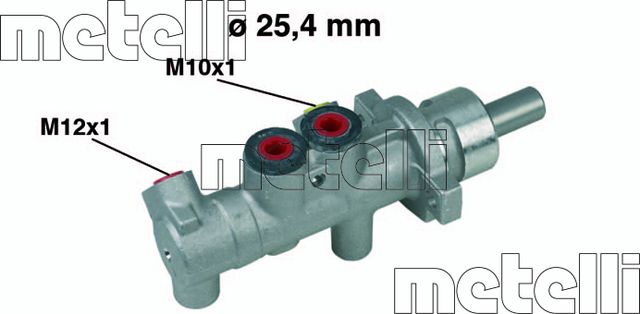Тормозной цилиндр главный Metelli для Nissan Interstar 2002-2003. Артикул 05-0414