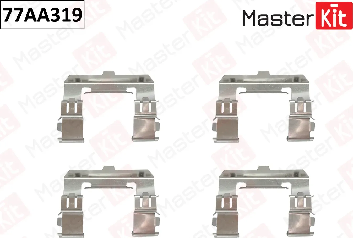 Комплект установочный тормозных колодок (Master KIT). Артикул 77AA319