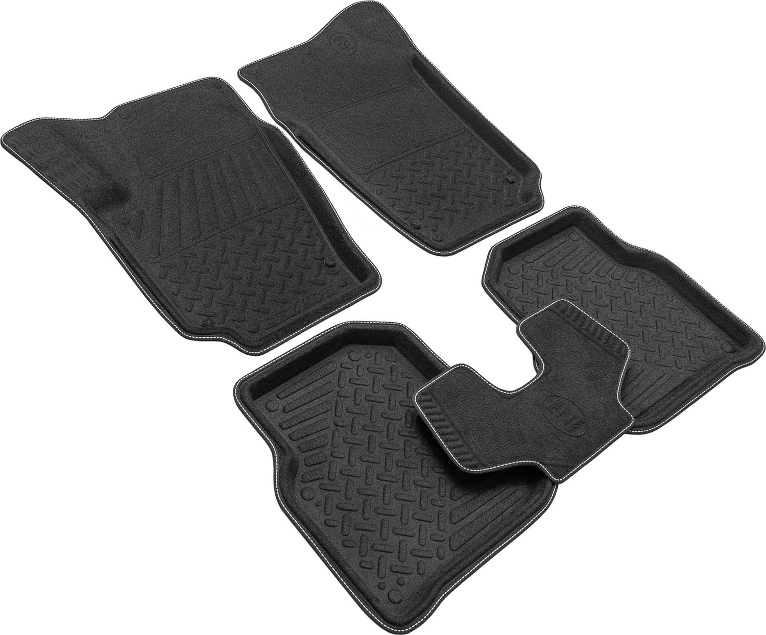 Коврики Rezkon 3D Evaplast для салона Volkswagen Polo V хэтчбек 2009-2017. Артикул 4535020100