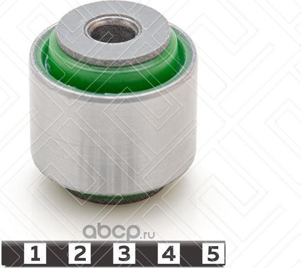 Сайлентблок верхнего поперечного рычага задней подвески запрессованный (Полиуретан). Артикул 12061421