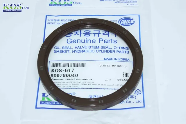 KOS Сальник коленвала SUBARU FORESTER(SG) 03-08 806786040. Артикул kos-617