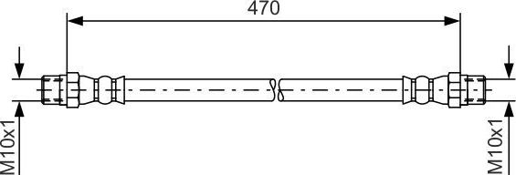 Тормозной шланг Bosch. Артикул 1 987 476 392